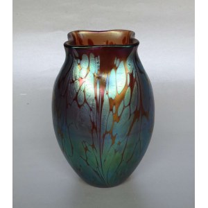 ART NOUVEAU VASE, JOHANN LOETZ-WITWE, CA. 1900–1910, KLOSTERMÜHLE (KLASTERSKY MLYN)