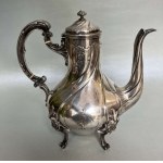 SILVER TEA PITCHER BY ALEXANDRE VAGUER, PARIS