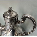 SILVER TEA PITCHER BY ALEXANDRE VAGUER, PARIS