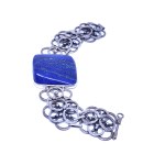 Orno bracelet with lapis lazuli, silver, 1963–1986
