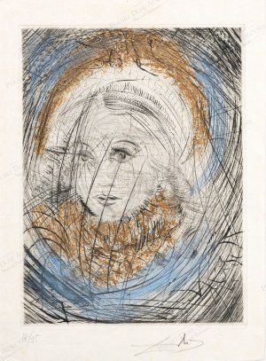Salvador DALÍ (1904 - 1989), Portrait de Marguerite (Portret Małgorzaty), z cyklu: 