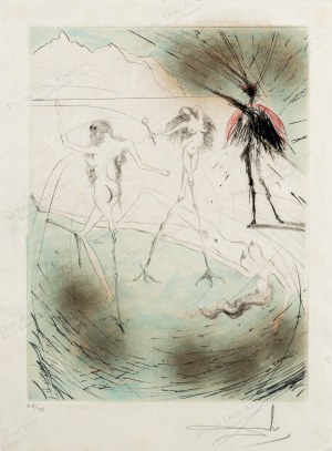 Salvador DALÍ (1904 - 1989), Femmes poules (Kobiety-kury), z cyklu: 