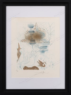 Salvador DALÍ (1904 - 1989), La Pagode (Pagoda), z cyklu: Hippies (Hipisi), 1969/70