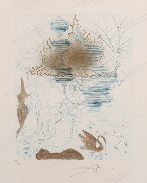 Salvador DALÍ (1904 - 1989), La Pagode (Pagoda), z cyklu: Hippies (Hipisi), 1969/70
