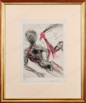 Salvador DALÍ (1904 - 1989), La femme au fouet (Kobieta z biczem), z cyklu: Wenus w futrze, 1969