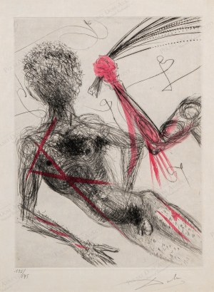Salvador DALÍ (1904 - 1989), La femme au fouet (Kobieta z biczem), z cyklu: Wenus w futrze, 1969