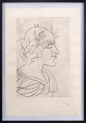 Salvador DALÍ (1904 - 1989), Cesarz Trajan, z cyklu: Pujols per Dali, 1973
