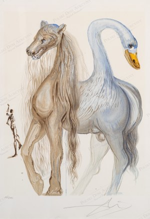 Salvador DALÍ (1904 - 1989), Chimère d'Horace (Chimera Horacego), z cyklu: Konie Dalego, 1970