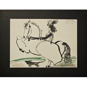 Pablo Picasso 1881-1976, Jacqueline z cyklu Toros y Toreros, 1962