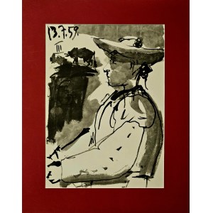 Pablo Picasso (1881-1973), z cyklu Toros y Toreros (Byki i Torreadorzy) 1961