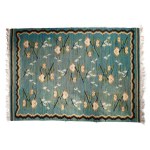 Kilim with a water lily motif, Cepelia