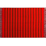 A bedspread made of Sieradz striped fabric