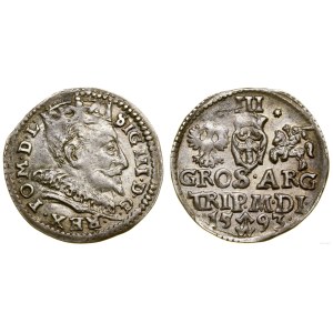 Poland, trojak, 1593, Vilnius