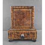 A Bakelite desk organizer? With a music box. Germany. Early 20th century.