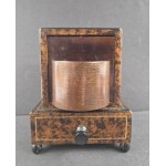 A Bakelite desk organizer? With a music box. Germany. Early 20th century.