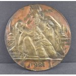 Commemorative badge. 1921. J. Wysocki