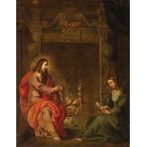 CHRYSTUS W DOMU MARII I MARTY, ok. 1700