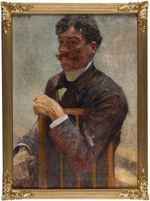 Jacek Malczewski (1854 Radom - 1929 Kraków), Portret budowniczego krakowskiego Józefa Pakiesa, 1896 r.