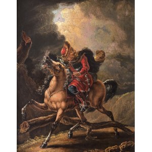 Malarz nieokreślony (XIX w.), Kozak na koniu