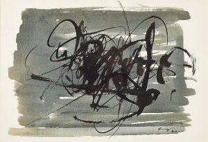 Ireneusz PIERZGALSKI (1929-2019), Bez tytułu - obraz dwustronny, 1961