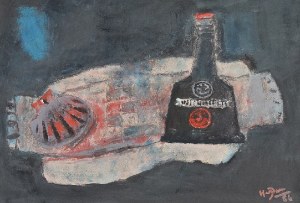 Henryk HAYDEN (1883-1970), Martwa natura z butelką, 1966