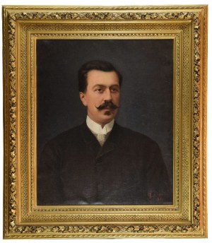 Kazimierz MIRECKI (1830-1911), Portret mężczyzny, 1892