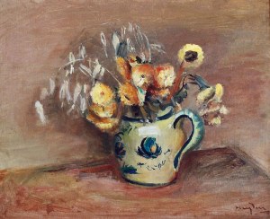 Henryk HAYDEN (1883-1970), Żółte kwiaty w wazonie, lata 20. XX w.