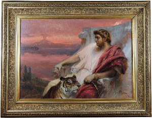 Jan STYKA (1858-1925), Neron w Baiae, ok. 1900