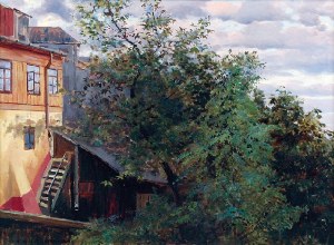Józef RAPACKI (1871-1929), Dom w zieleni, 1908-1909