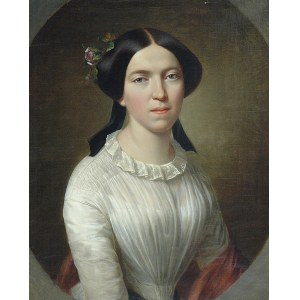 Ksawery Jan KANIEWSKI (1805-1867), Portret młodej kobiety