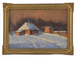 Wiktor KORECKI (1890-1980), Chaty zimą