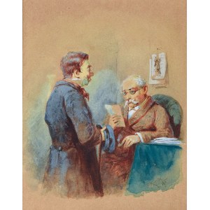 Franciszek KOSTRZEWSKI (1826-1911), Dostarczono list, 1895