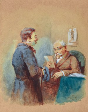 Franciszek KOSTRZEWSKI (1826-1911), Dostarczono list, 1895
