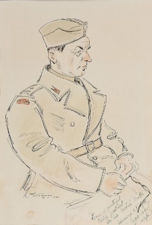 Antoni WASILEWSKI (1905-1975), Portret doktora, majora Zgorzeleskiego