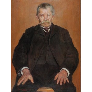 Ryszard GAWLIKOWSKI (1877-1956), Portret mężczyzny z wąsami