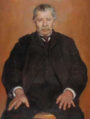 Ryszard GAWLIKOWSKI (1877-1956), Portret mężczyzny z wąsami