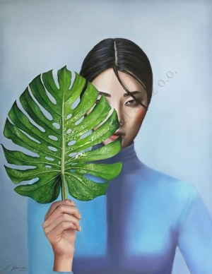 Kamila Stępniak, Lady with a Leaf (2019)