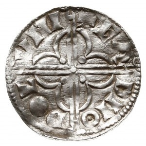 denar typu quatrefoil z lat 1018-1024, mennica Londyn, ...