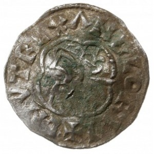 denar typu quatrefoil z lat 1018-1024, mennica Wareham,...