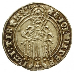 floren z lat 1418-1429, Aw: W czwórlistnej rozecie pięć...