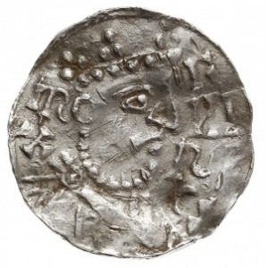 denar 1009-1024, mincerz Ag (ECHO), Aw: Popiersie w pra...