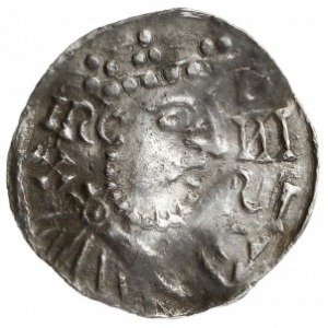 denar 1009-1024, mincerz Id (IZO), Aw: Popiersie w praw...