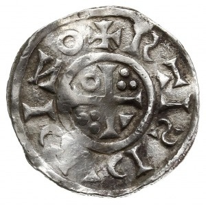 denar 1009-1024, mincerz Id (IZO), Aw: Popiersie w praw...