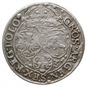 szóstak 1623, Kraków, data 1 - 6 / 2 - 3 rozdzielona ta...