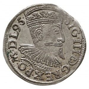 trojak 1595, Wschowa, Iger W.95.4.c (R), moneta z końca...