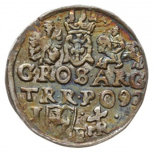 trojak 1597, Lublin, Iger L.97.25.b (R1), moneta z aukc...