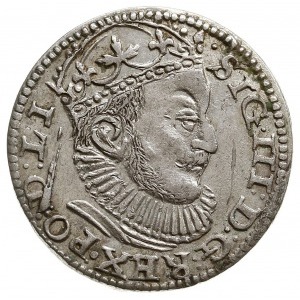 trojak 1589, Ryga, znak mincerski z prawej strony liter...