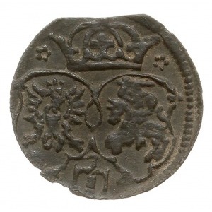 denar 1622, Kraków, bardzo rzadka odmiana z pełną datą,...