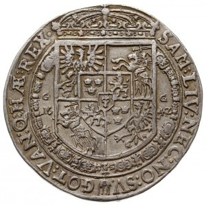 talar 1642, Bydgoszcz, Aw: Popiersie króla w prawo i na...