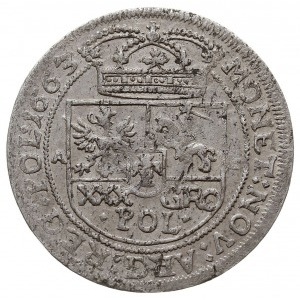 tymf (złotówka) 1663, Bydgoszcz, inicjały A-T (Andrzej ...